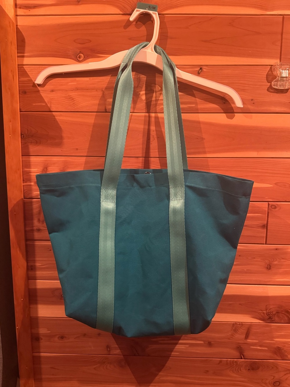 Harveys Canvas Tote Sunbrella Fabric with Lagoon Straps